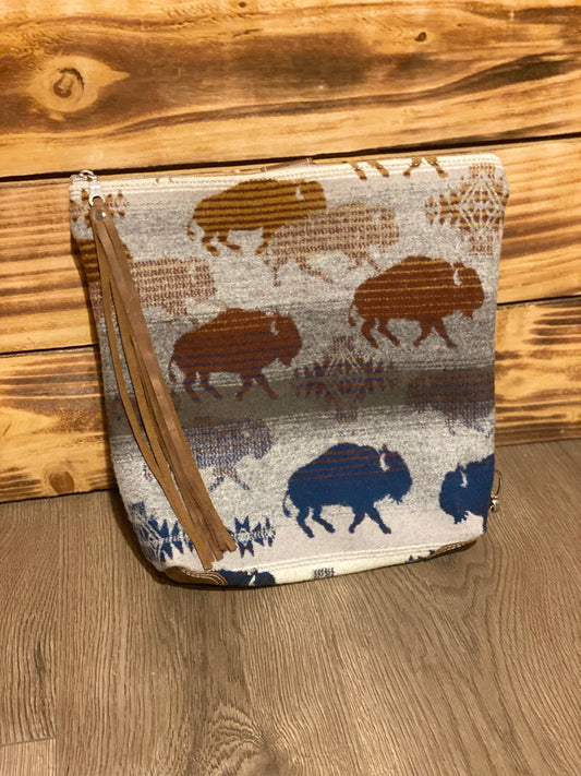Buffalo wool backpack