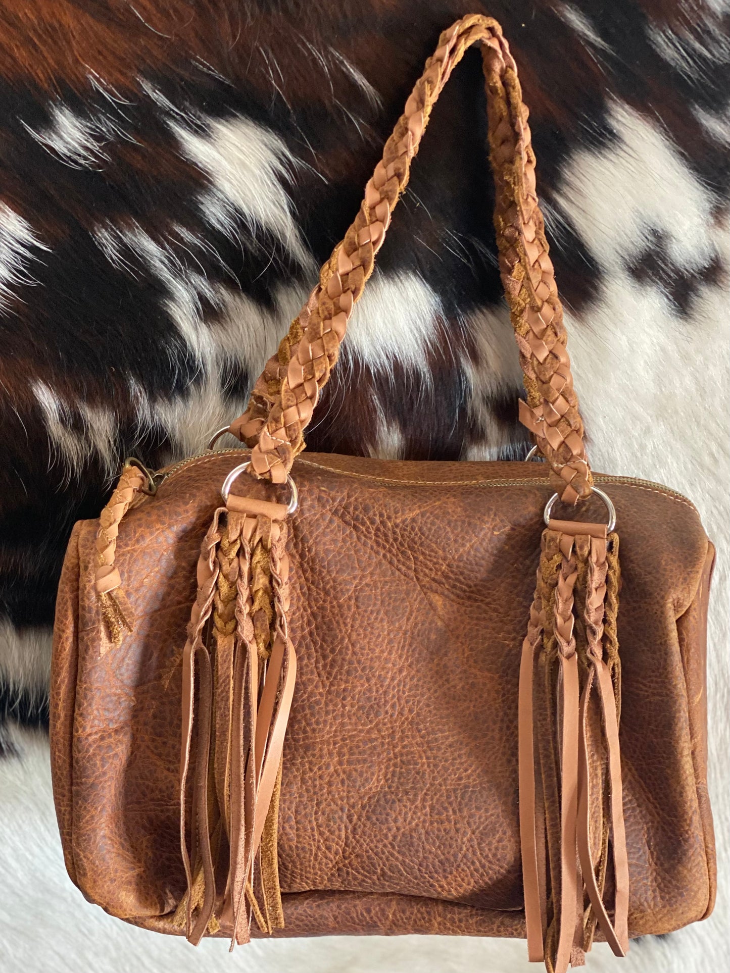 Leather handbag