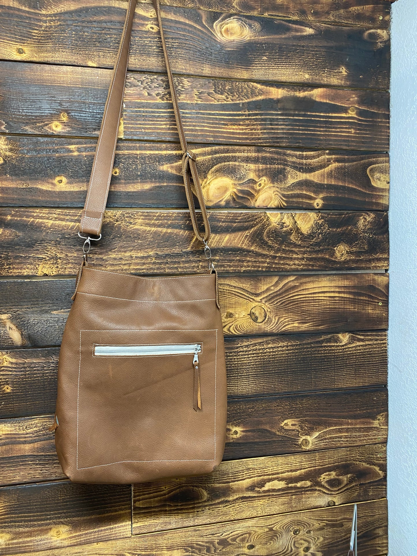 Cowhide/Pendleton Crossbody