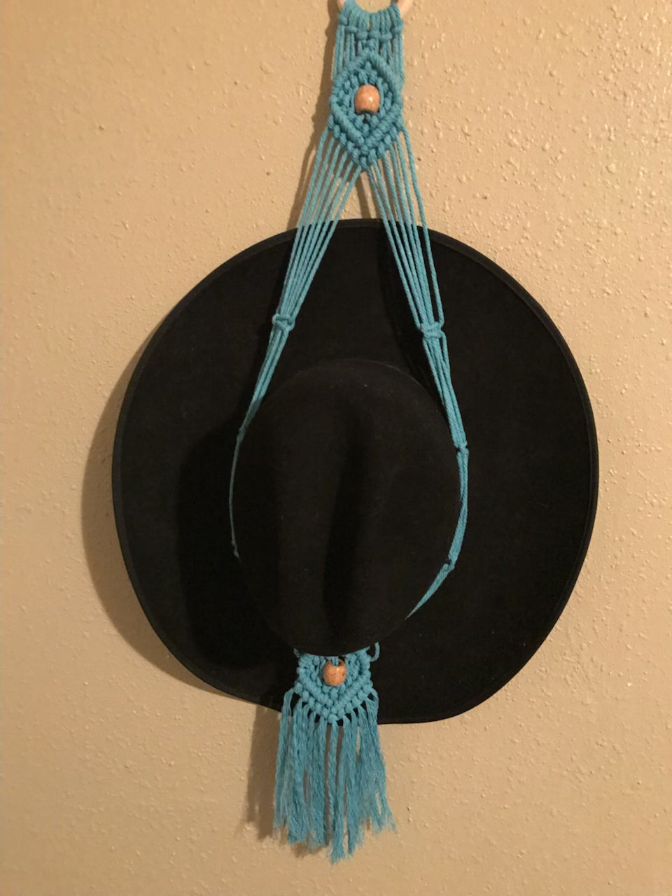 Macrame Hat Hanger